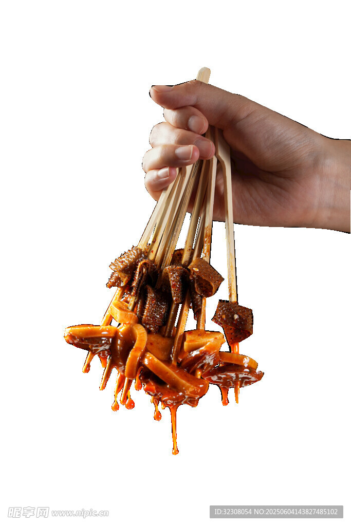 手持美味串串香