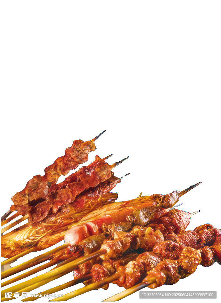 美味烤肉串诱人呈现