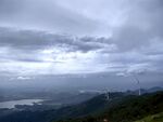 山间云海风车壮丽景观