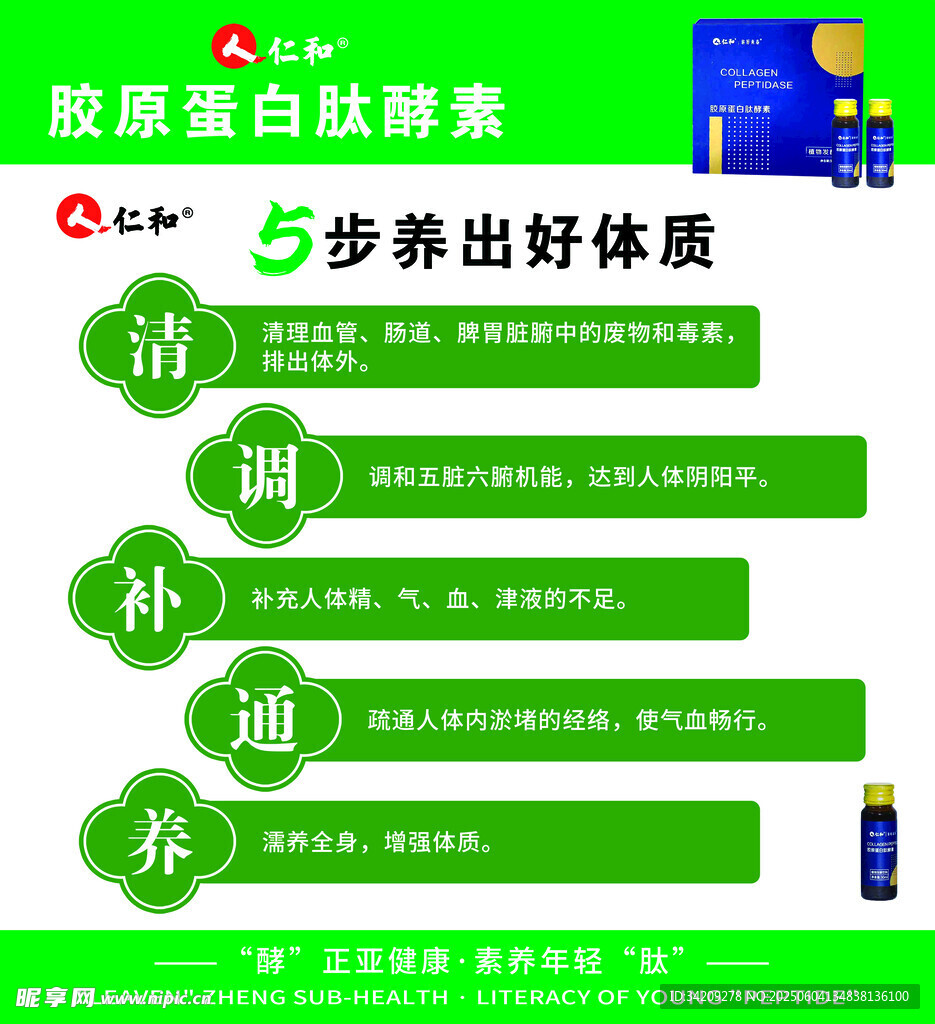 仁和胶原蛋白肽酵素