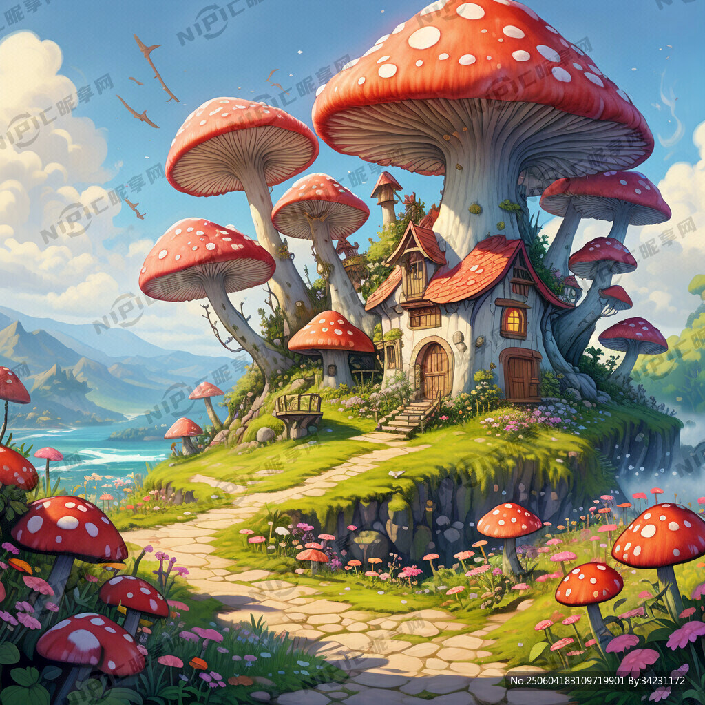 梦幻卡通场景 超高清 细节刻画