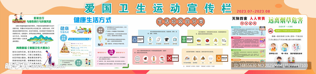 爱国卫生宣传栏