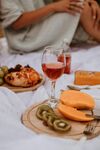 户外野餐美食与惬意时光