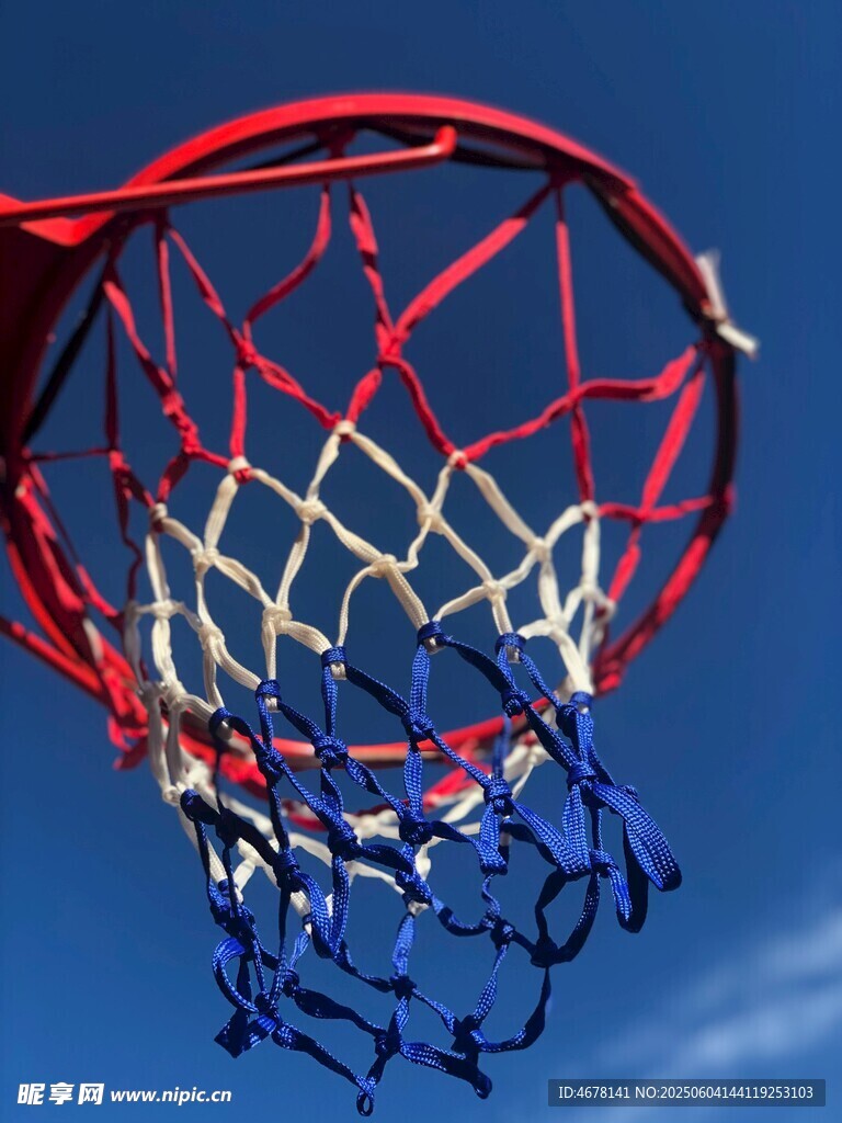 篮球框特写