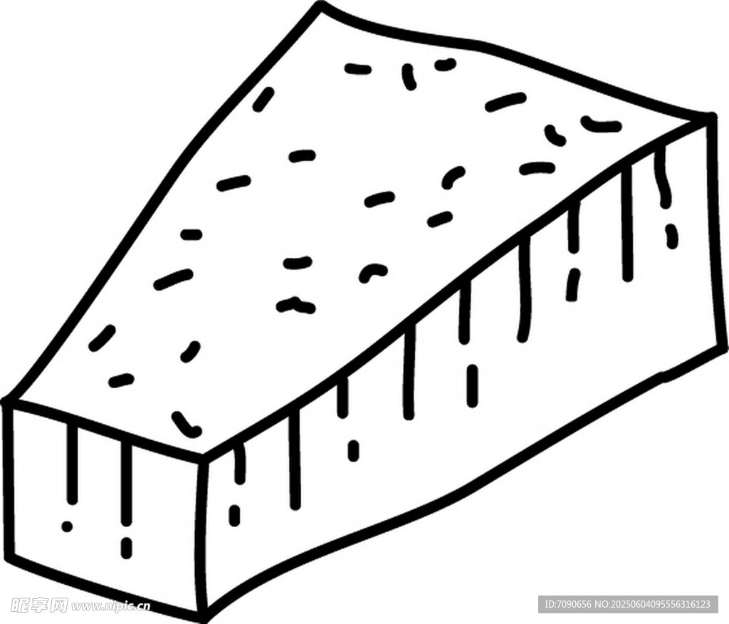 块状物体简笔画