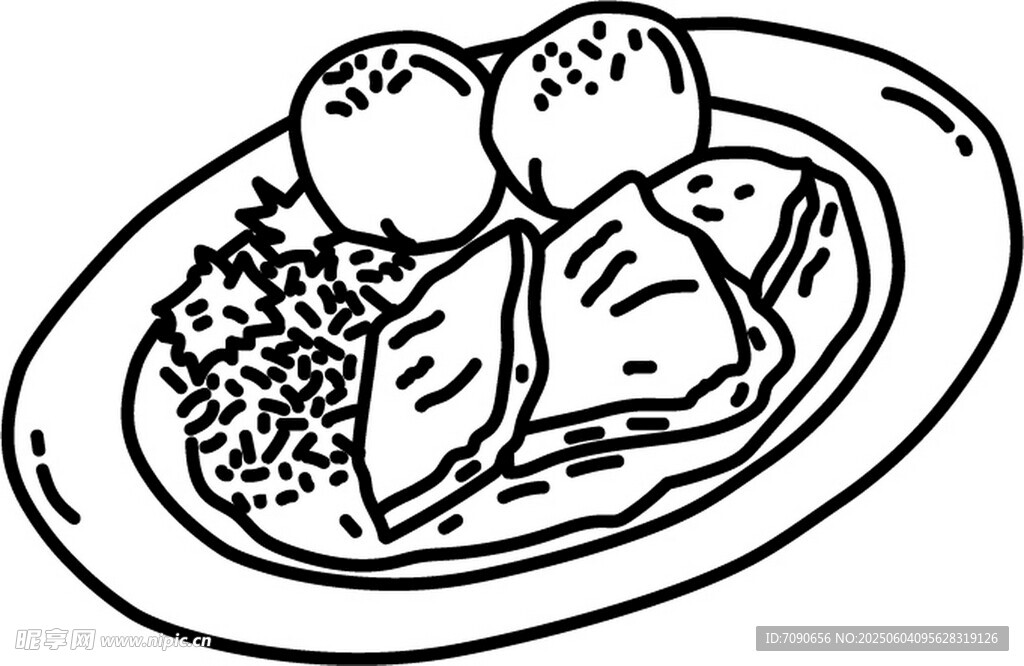 盘中美食组合