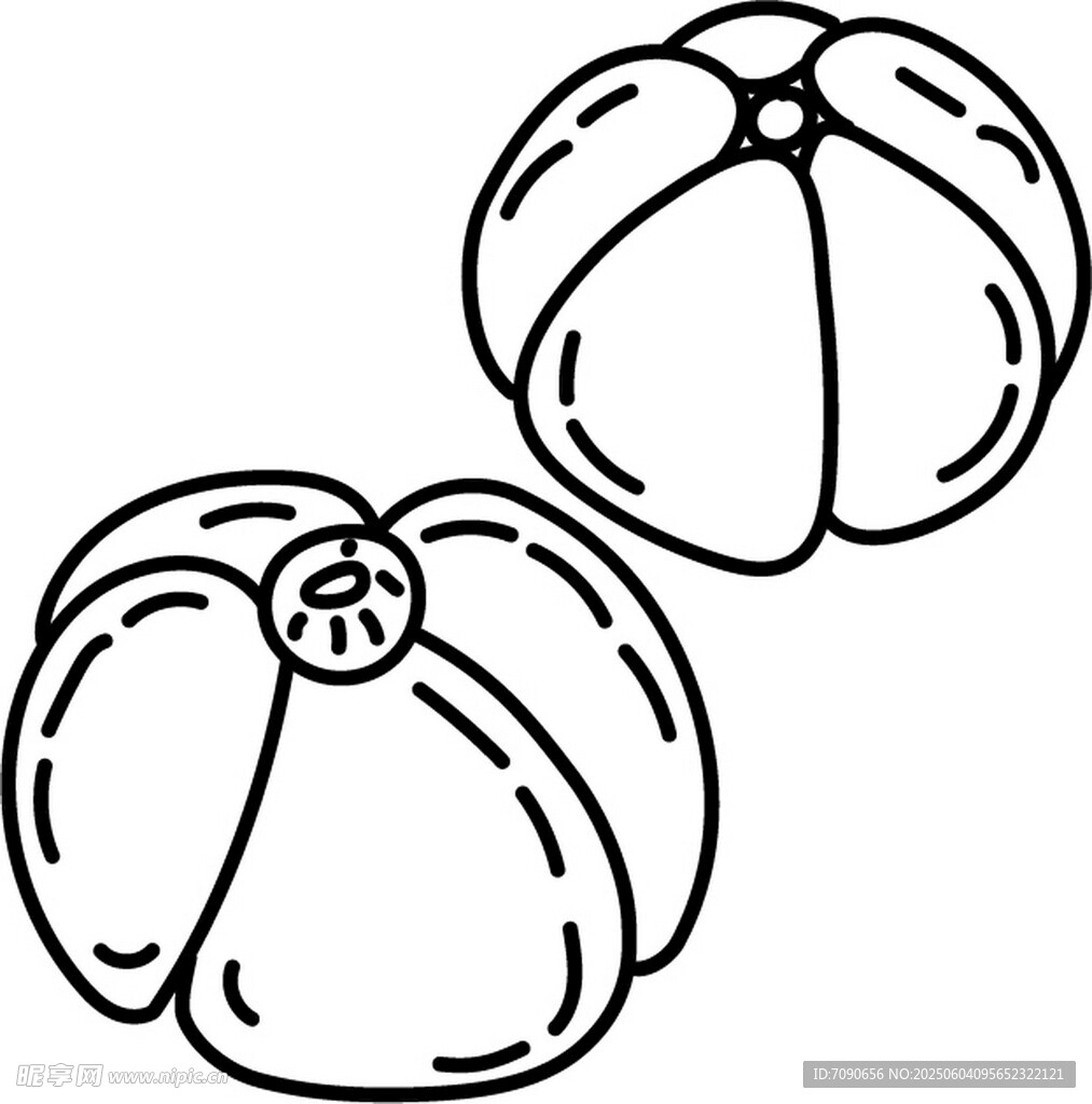 简笔画南瓜图案