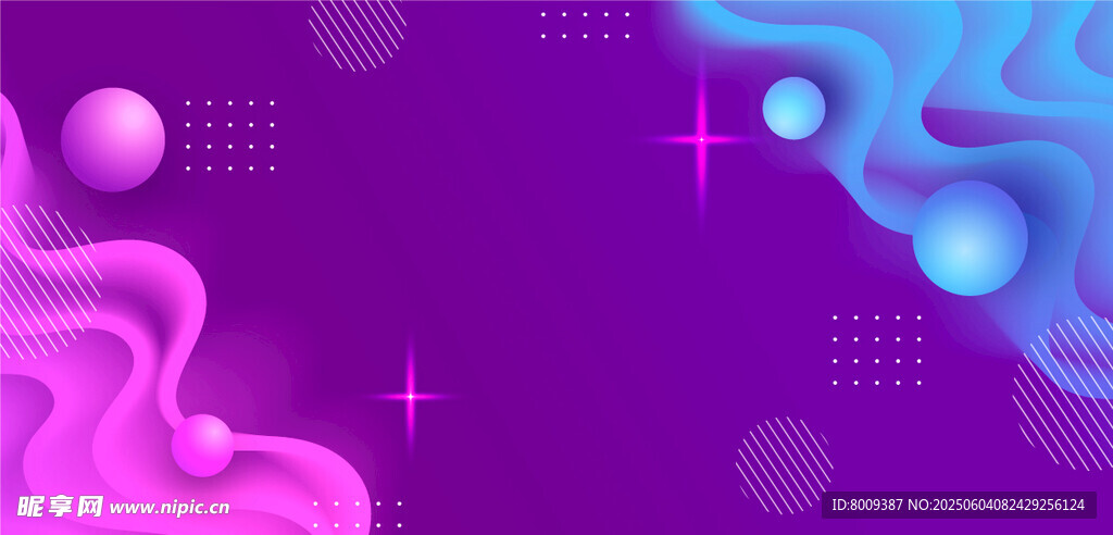 创意动感紫色海报背景