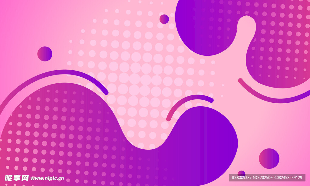 粉紫色抽象浪漫背景banner
