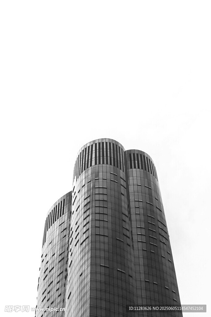 独特纹理的建筑外观