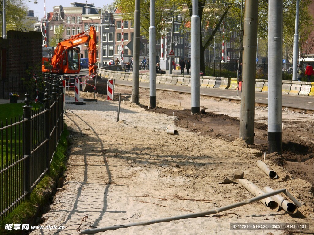 道路施工场景