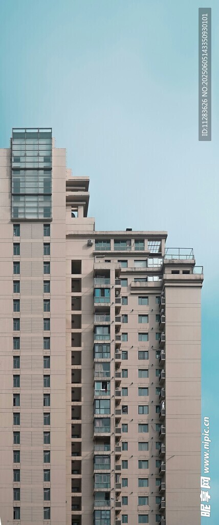 高楼林立的城市建筑景观