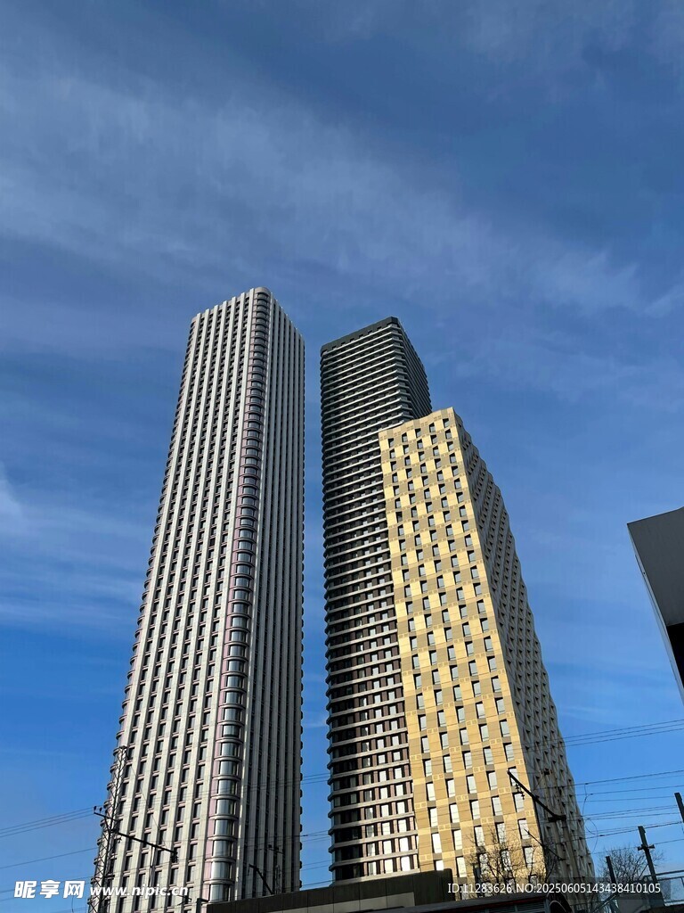 都市摩天大楼景观