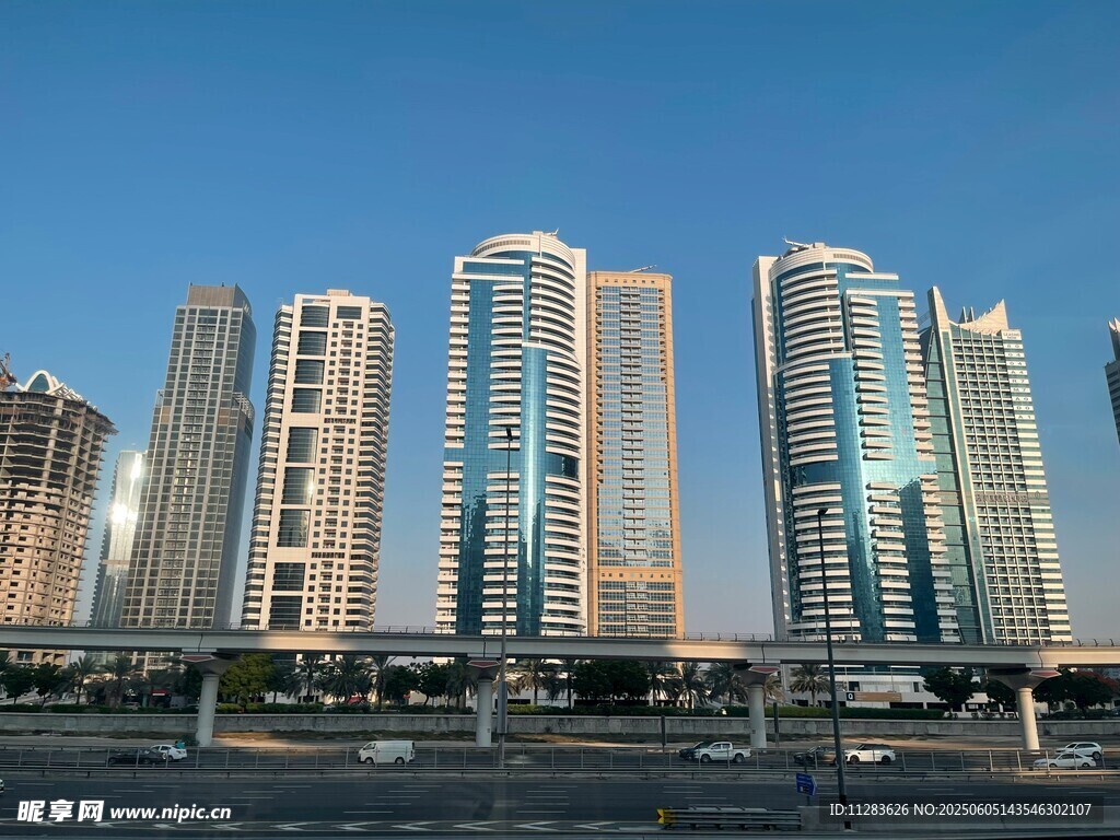 现代都市高楼景观