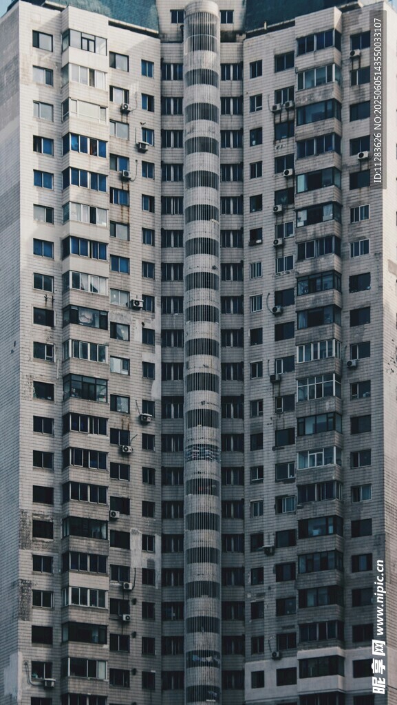 高层住宅楼外观景象