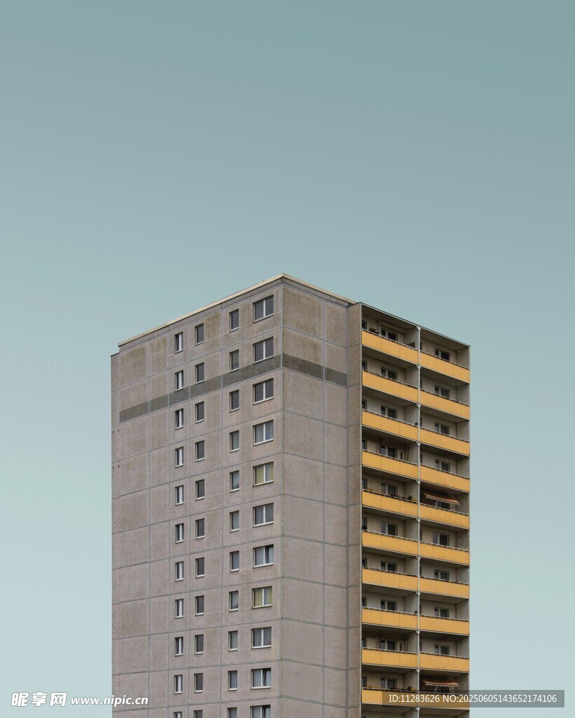 高楼建筑外观特写
