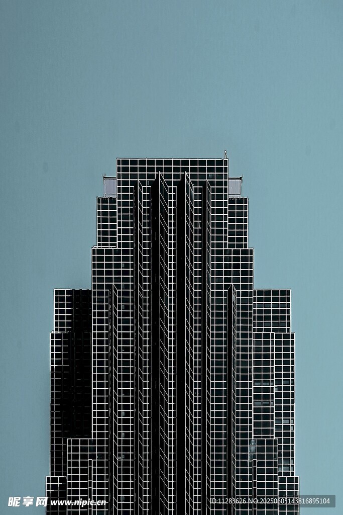 高耸摩天大楼建筑外观