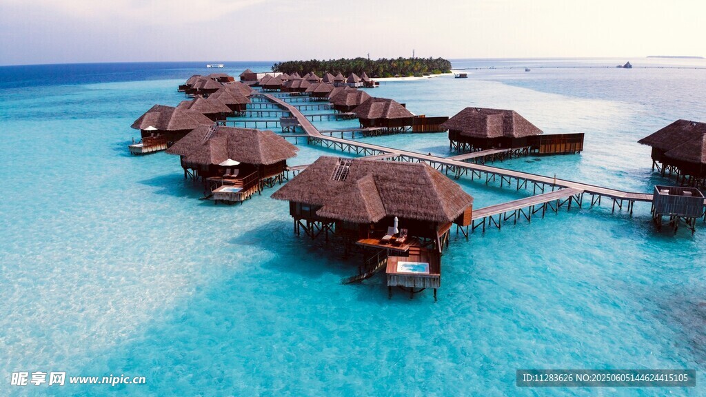 马尔代夫水上度假屋美景