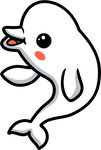 可爱卡通小海豚