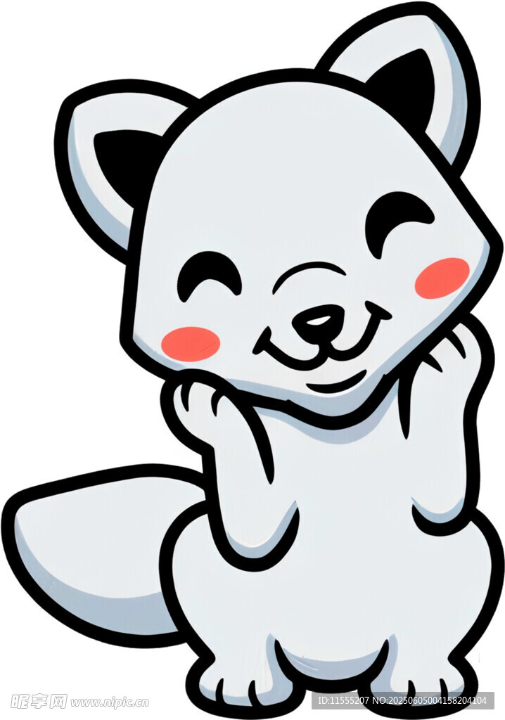 可爱卡通小狐狸