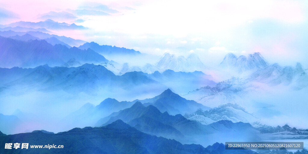 梦幻山水风景图