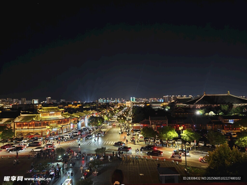 山西璀璨夜景俯瞰图