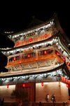山西古楼夜景灯火璀璨