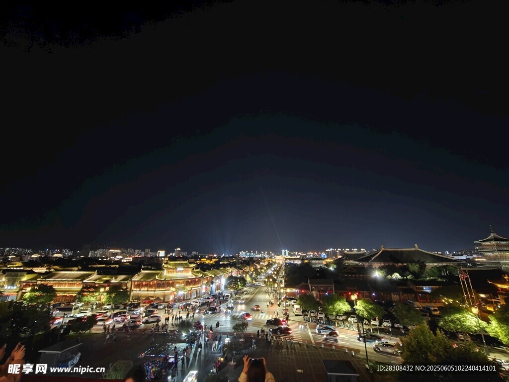 山西璀璨夜景俯瞰图