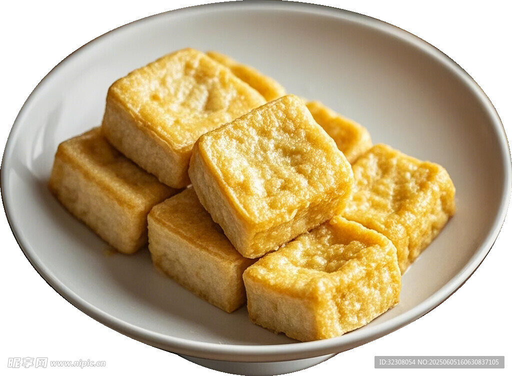 盘中美味豆腐块