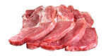 新鲜生牛肉切片展示