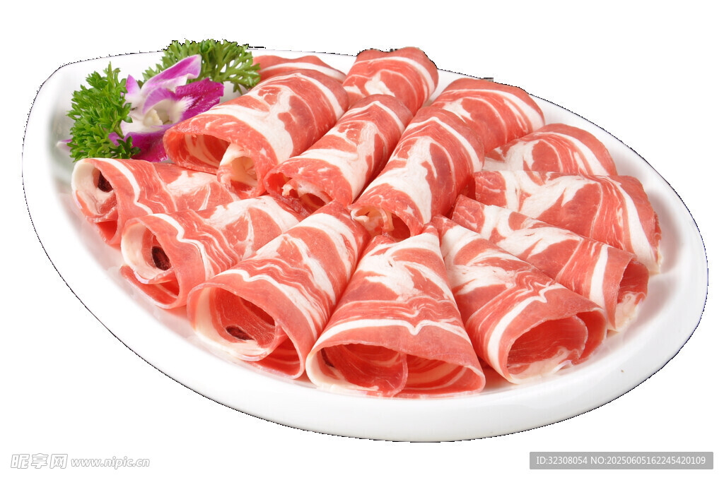 新鲜美味的羊肉卷