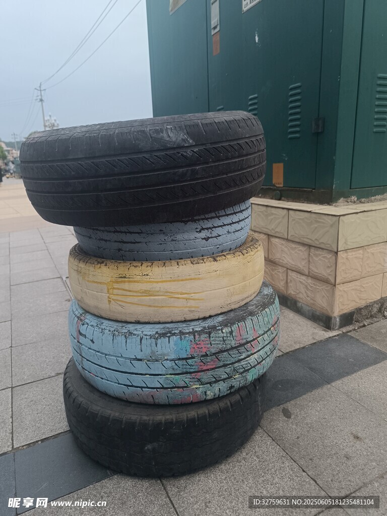 旧轮胎