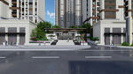 现代都市街道建筑景观