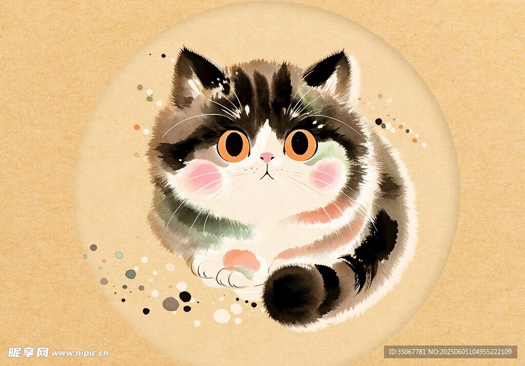 水墨猫