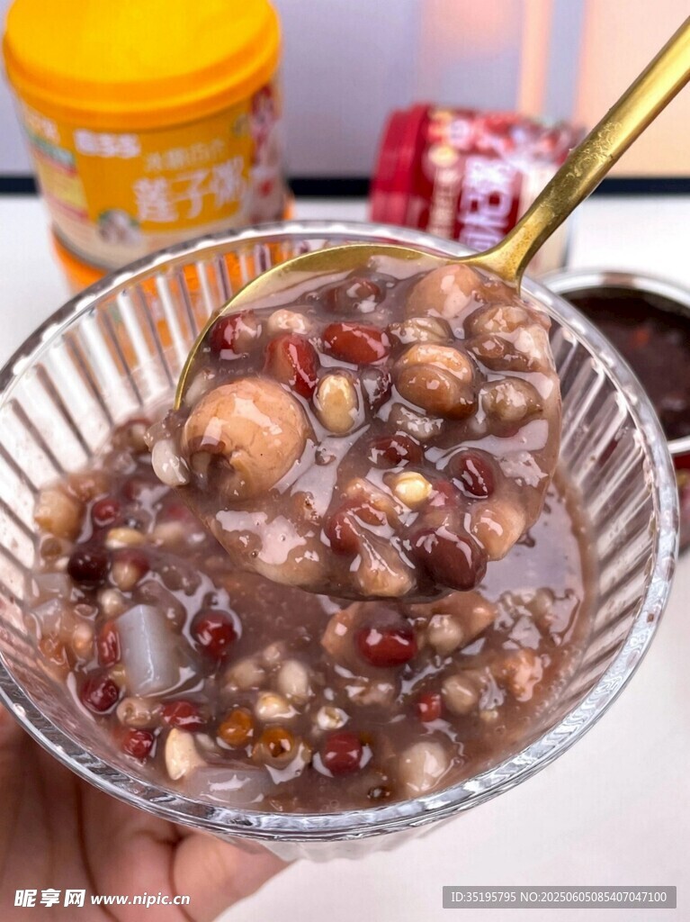 美味红豆冰粉诱人呈现