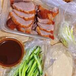 美味烤鸭套餐食材展示