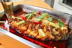 香辣烤鱼诱人美食呈现