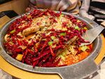 麻辣鲜香的丰盛火锅大餐