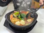 美味热气腾腾的火锅美食