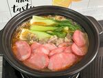 美味热气腾腾的火锅料理