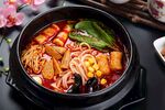 韩式美味火锅热气腾腾