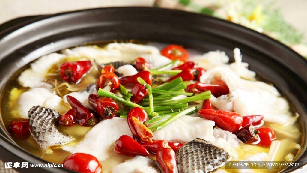 香辣酸菜鱼美食诱人