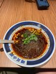 美味红油牛肉面特写
