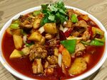 香辣美味的红烧鸡块