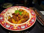 多彩盘装美味土豆料理