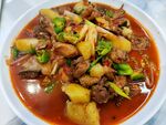 香辣美味的土豆烧鸡块