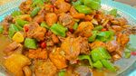 美味青椒炒肉块