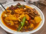 美味红烧鸡块土豆菜肴