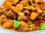美味香辣炒鸡块