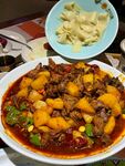 美味土豆烧牛肉与面食
